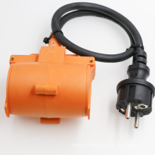 ES-002 EUROPE STANDARD  SOCKET EXTENSION CORDS HEAVY DUTY IP44